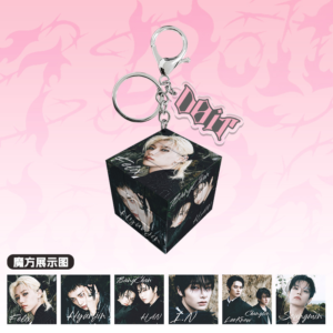 1pc straykids rubik's cube keychain free shipping
