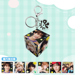 1pc cortis rubik's cube keychain free shipping